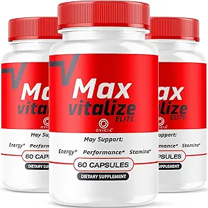 MaxVitalize  Natural Male Performance Support Supplement